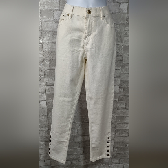 Diane Gilman Ankle Snap Jeans - Picture 1 of 7